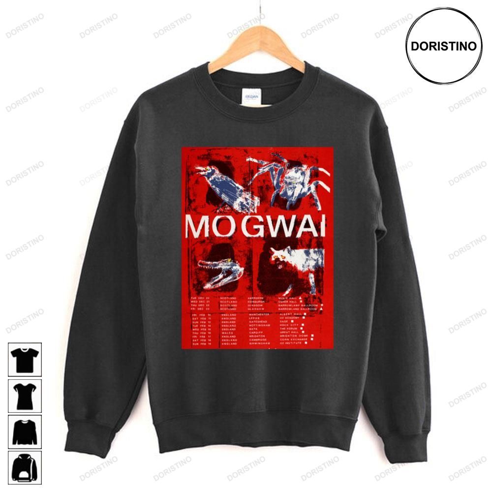 Mogwai Announce Winter 2022 2023 Tour Uk Limited Edition T-shirts